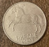 C50 - Moneda foarte veche - Norvegia - 1 koroana - 1972
