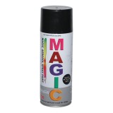 Spray vopsea Magic negru metalizat 676, 400 ml, uscare rapida