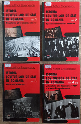 Istoria loviturilor de stat in Romania - Alex Mihai Stoenescu// 4 volume foto