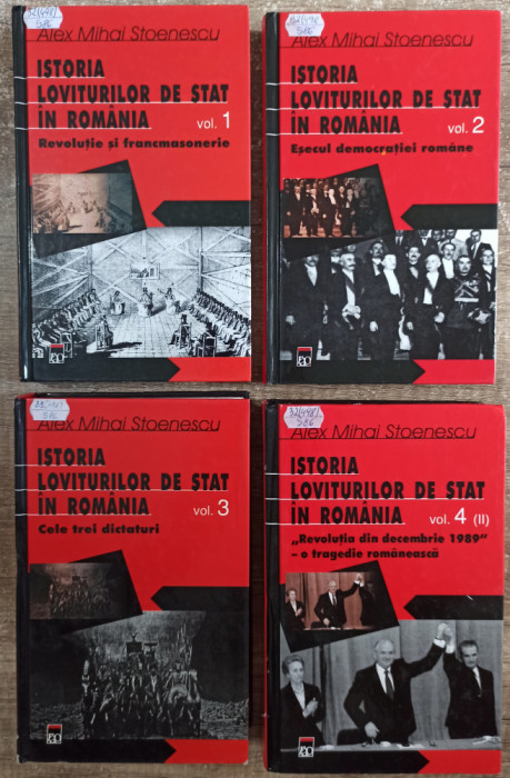 Istoria loviturilor de stat in Romania - Alex Mihai Stoenescu// 4 volume