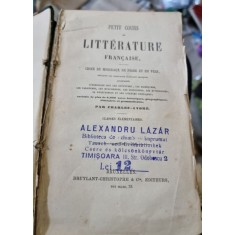 Charles-Andre - Petit Cours de Litterature Francaise