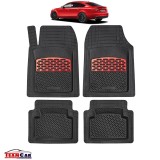 Covorase Auto TeamCar&reg; Tip Tavita Compatibile Audi A5 F5 Sportback (2016&ndash;2025) Red, Cauciuc