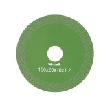 Disc de taiere pentru polizor unghiular, Diamant, 100 mm, Verde
