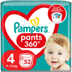 Scutece Pampers Active Baby Pants 4 Jumbo Pack, 52 bucati