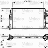 VALEO 735181 Radiator, racire motor