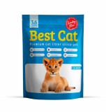 Best Cat Silicat Marin Fresh 3.6L - Asternut Igienic Pisici, Absorbtie Maxima, Anti-Miros, Biodegradabil