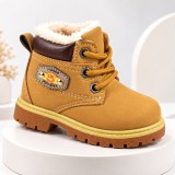 Cumpara ieftin Ghetute imblanite, SuperBaby Model OK Fashion, Maro, Baieti, Piele ecologica