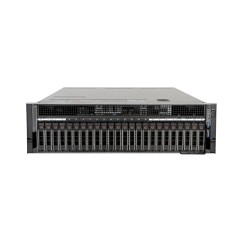 Server Dell PowerEdge R940, 24 Bay 2.5 inch, 4 Procesoare, Intel 20 Core Xeon Gold 6148 2.4 GHz up to 3.7 GHz; 128 GB DDR4 ECC; 4 x 960 GB SSD ENTERPR