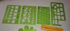 23 sabloane ROTRING etc desen tehnic arhitectura