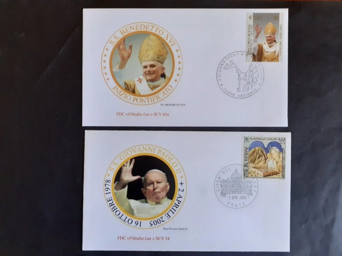 Vatican - Set de FDC-uri diferite