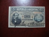 ARGENTINA 5 CENTAVOS 1883