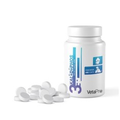 Supliment calciu pentru oase, caini, pisici, 60 tablete