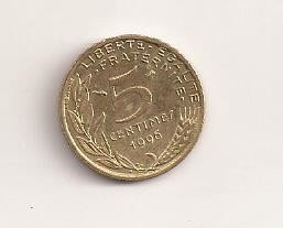 Moneda Franta - 5 Centimes 1996 v3