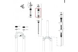 Cartus compresie furca rockshox xc30 b3-b4 (2018-2020)/judy tk b1 Ultimate FactoryBikes