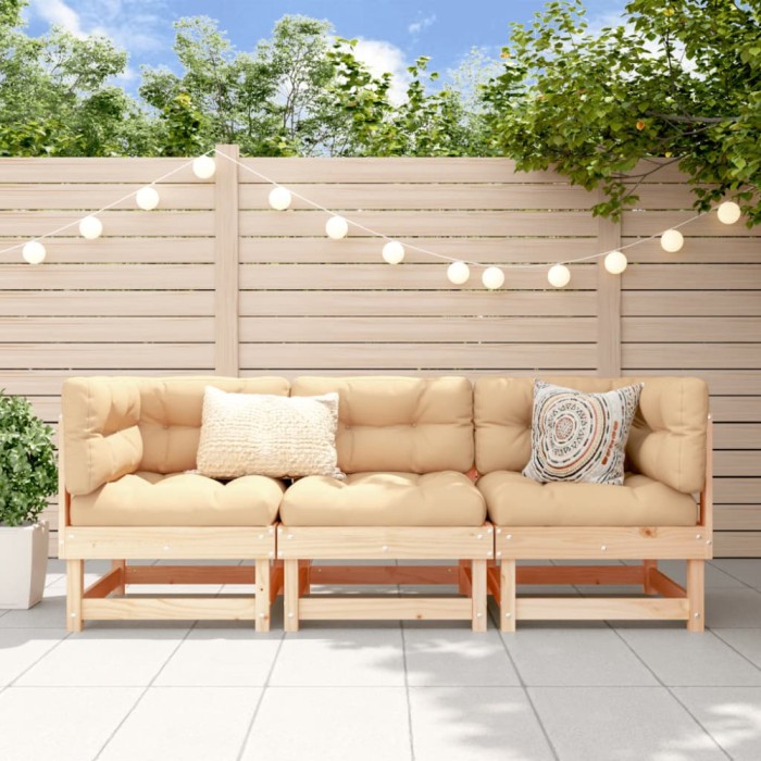 Gossi set mobilier de gradina, 3 piese, lemn masiv de pin