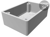 Carcasă Ecranare 56x81x40mm ABS Oțel Inoxidabil