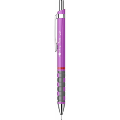 Creion Mecanic ROTRING Tikky III, Mina de 0.5 mm, Mov, Corp din Plastic cu Radiera, Creion Mecanic Mov, Creioane Mecanice, Creion Mecanic Rotring, Cre foto
