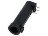 Clemă THT pentru siguranțe cilindrice 5x20mm și 6,3x32mm, 16A