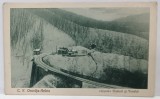 CALEA FERATA ORAVITA - ANINA , &#039; LISAVA &#039; VIADUCT SI TUNELUL , CARTE POSTALA ILUSTRATA , INCEPUTUL SEC. XX