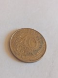 Franta 10 centimes 1964