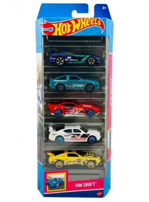 SET 5 MASINI HOT WHEELS HW DRIFT foto