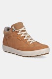 Ecco adidași din nubuc Soft 7 Tred Warm Gtx culoarea maro, 450493-01291