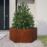 vidaXL Jardinieră, ruginiu, 90x90x45 cm, oțel corten 823676