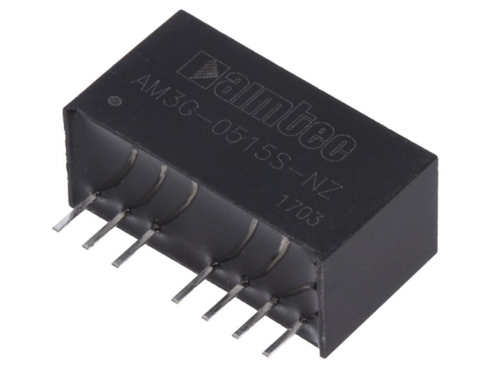 Convertor DC/DC 3W 4.5-9V la 15V
