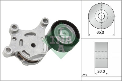 INA 534 0075 20 Intinzator curea, curea distributie foto
