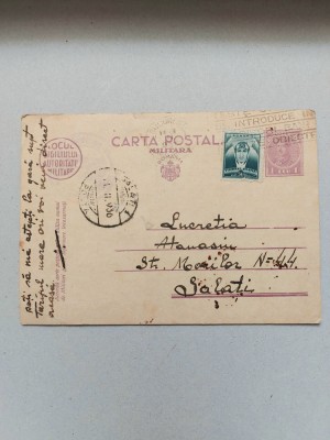 Carte postala militara anul 1936 foto