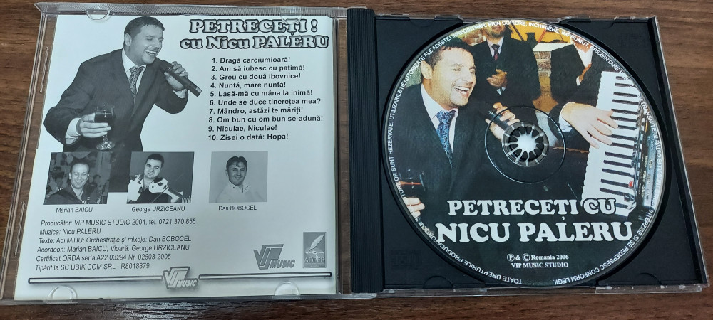 PETRECETI CU NICU PALERU - CD AUDIO FARA ZGARIETURI, Lautareasca | Okazii.ro
