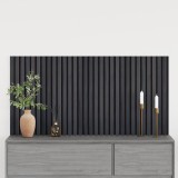 VidaXL Panouri acustice de perete 2 buc șipci 60,5x60 cm furnir stejar
