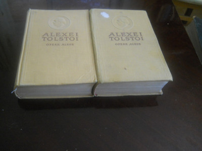 ALEXEI TOLSTOI - OPERE ALESE Vol.3 si 4 -Calvarul, 1954 Ed. Cartea Rusa foto