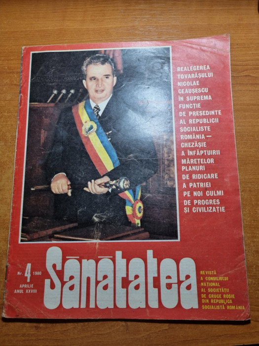 revista sanatatea aprilie 1980-cura heliomarina in luna mai