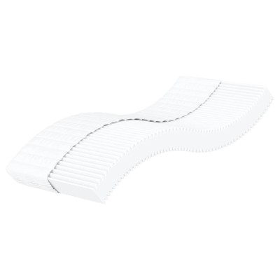 vidaXL Saltea din spumă, alb, 80x210 cm, duritate H2 H3 4016630 foto