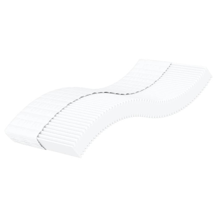 vidaXL Saltea din spumă, alb, 80x210 cm, duritate H2 H3 4016630