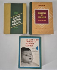 Set carti pediatrie / Cresterea copilului Trei volume