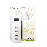 USB Hub 4 Porturi USB 2.0 cu Buton ON/OFF 220V YCYD001