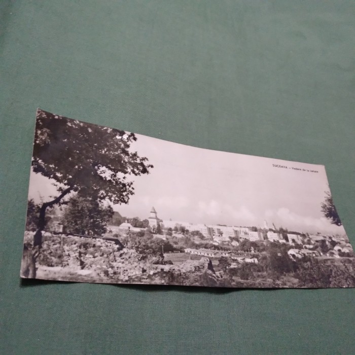 CARTE POSTALA GIGANT SUCEAVA -VEDERE DE LA CETATE CIRCULATA