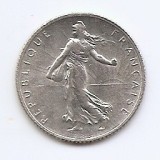 Franta 1 Franc 1920 - Argint 5g/835, 23 mm, KM-844.1