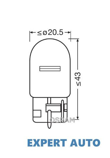 Bec 12v wy21w original set 10 buc osram UNIVERSAL Universal #6