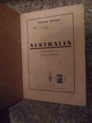 Australia - Wilhelm Nowack ,535406 foto