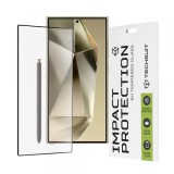 Folie de protectie Ecran Techsuit pentru Samsung Galaxy S24 Ultra S928, Sticla Securizata, Full Glue, 111D, Neagra