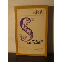 SECTIUNI LITERARE -EUGEN TODORAN