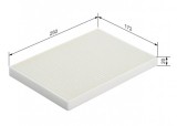 Filtru habitaclu BOSCH 1987432055