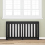 vidaXL Capac pentru radiator Stejar Negru 149 x 20 x 82 cm 869225