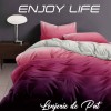 Lenjerie de pat finet ,,enjoy life lily, Ralex Pucioasa