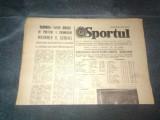 ZIARUL SPORTUL 28 SEPTEMBRIE 1981 ETAPA