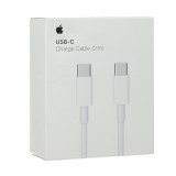 Cablu apple original a1739 mll82zm/a tipe-c la tipe-c, 2m, white