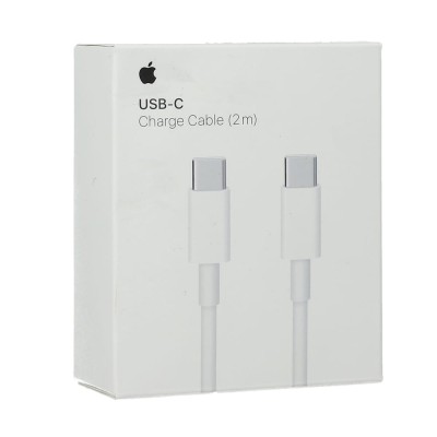 Cablu apple original a1739 mll82zm/a tipe-c la tipe-c, 2m, white foto